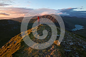 Sunset from Y Garn